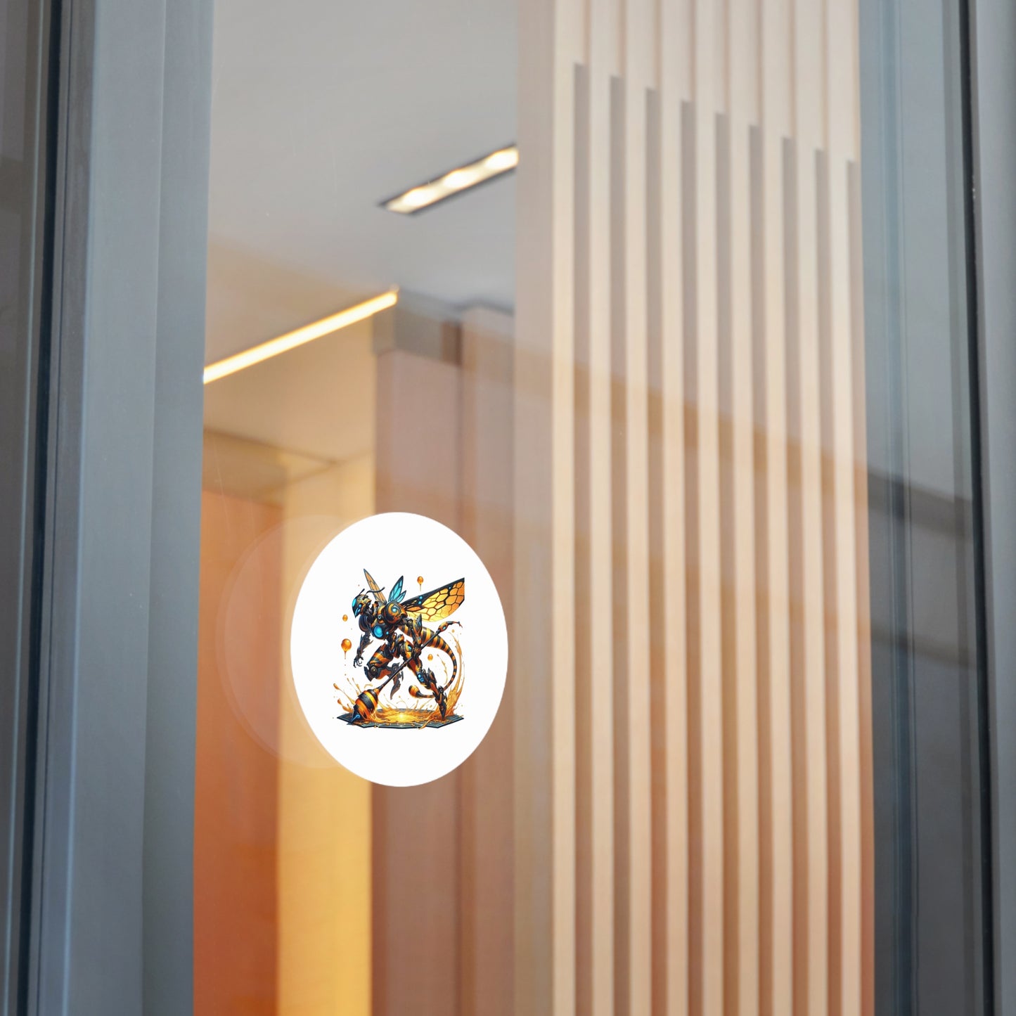 Busy Bee - Round Vinyl Stickers