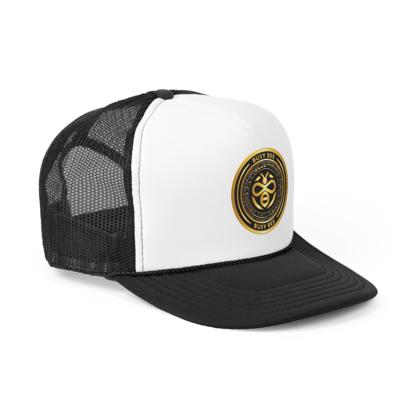Busy Bee - Black/Gold Logo Trucker Caps