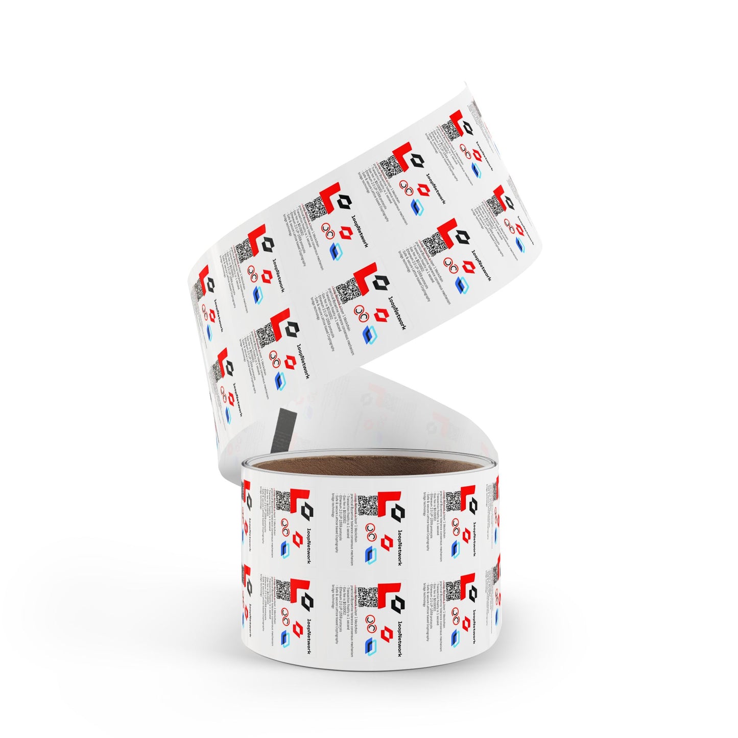Square Sticker Label Rolls