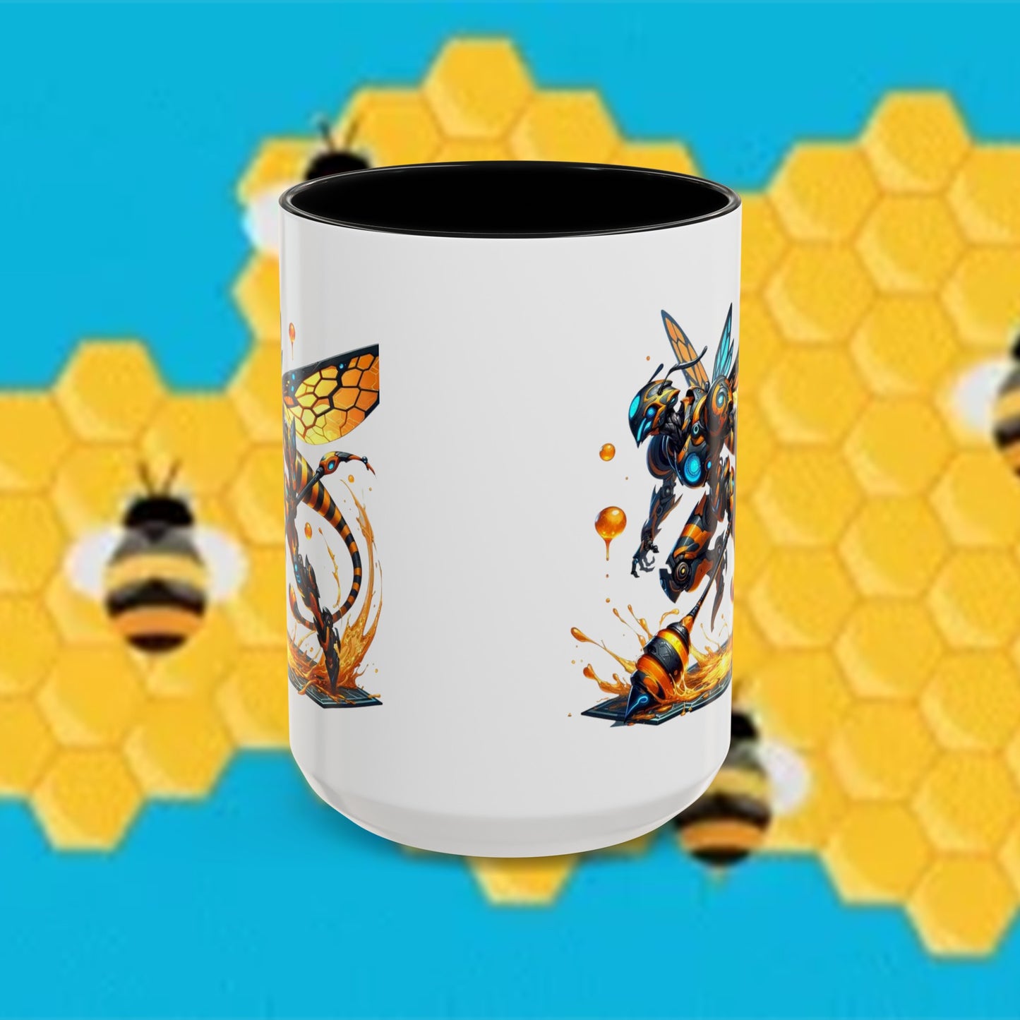 Busy Bee -Black/Gold logo Accent Coffee Mug