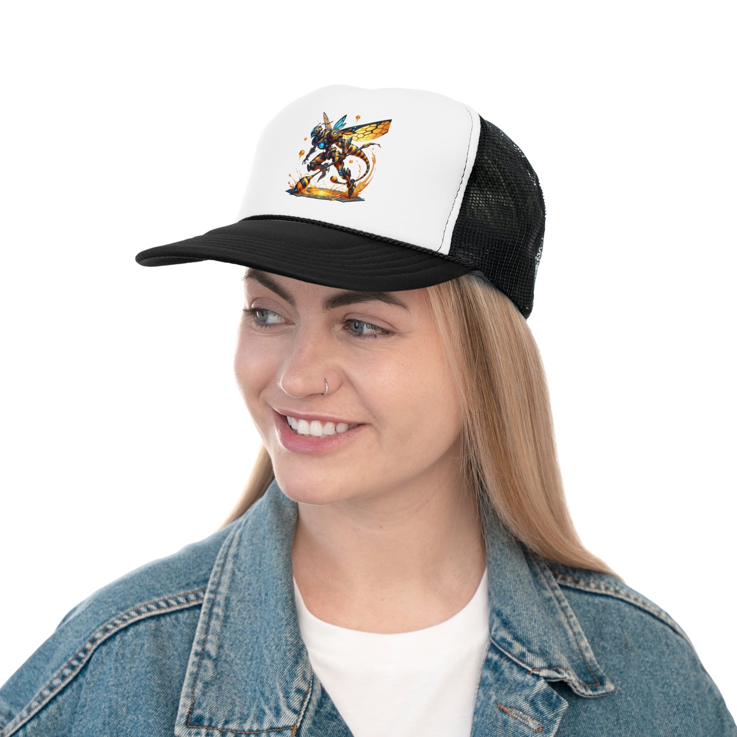 Busy Bee - Black/Gold Logo Trucker Caps