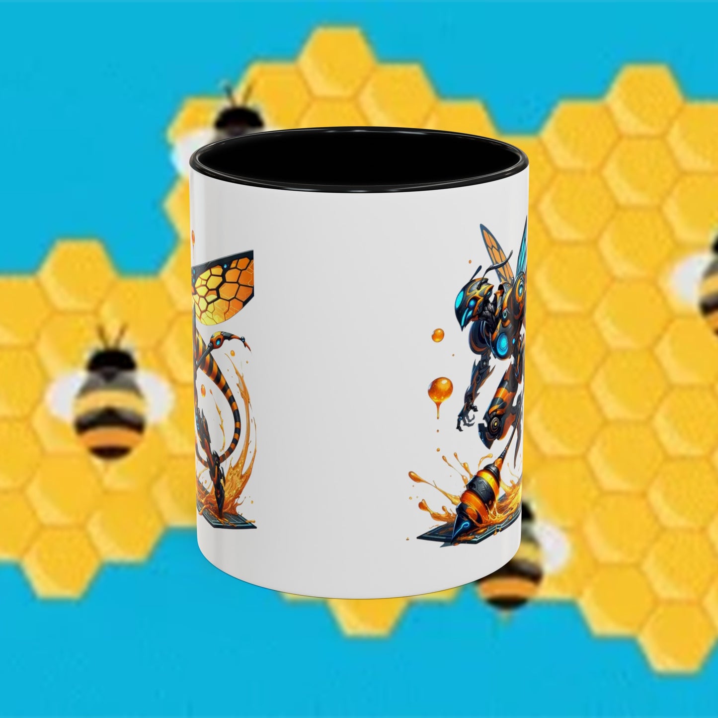 Busy Bee -Black/Gold logo Accent Coffee Mug