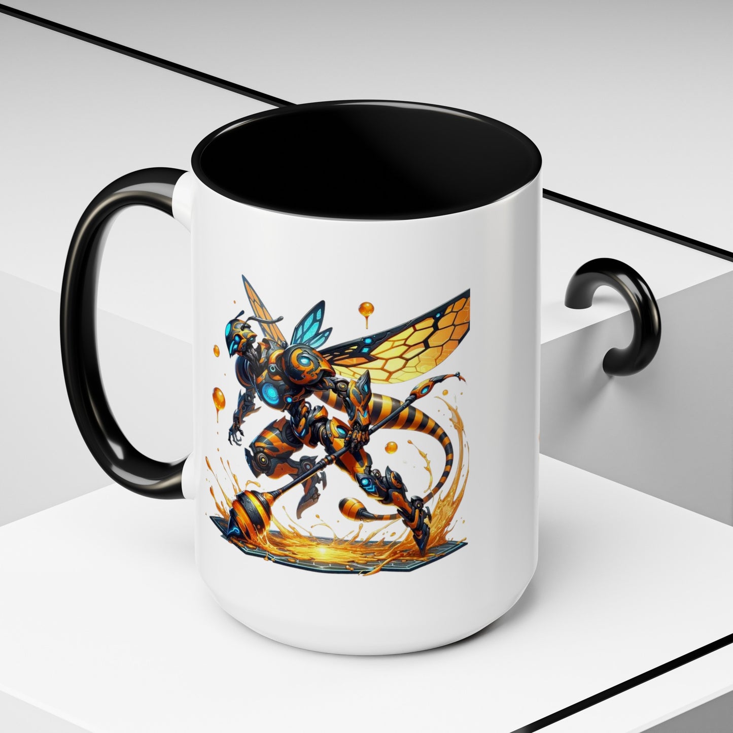 Busy Bee -Black/Gold logo Accent Coffee Mug