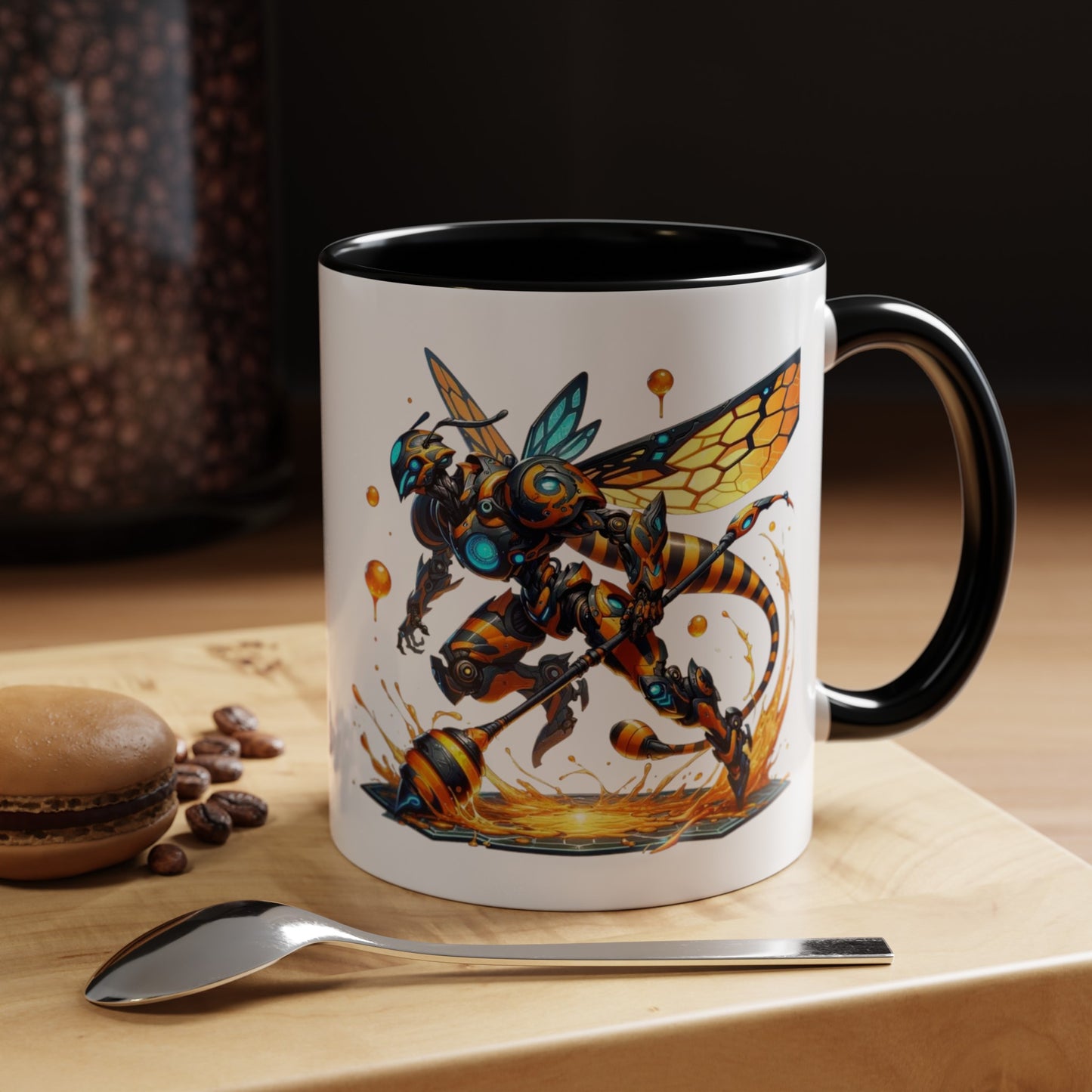 Busy Bee -Black/Gold logo Accent Coffee Mug