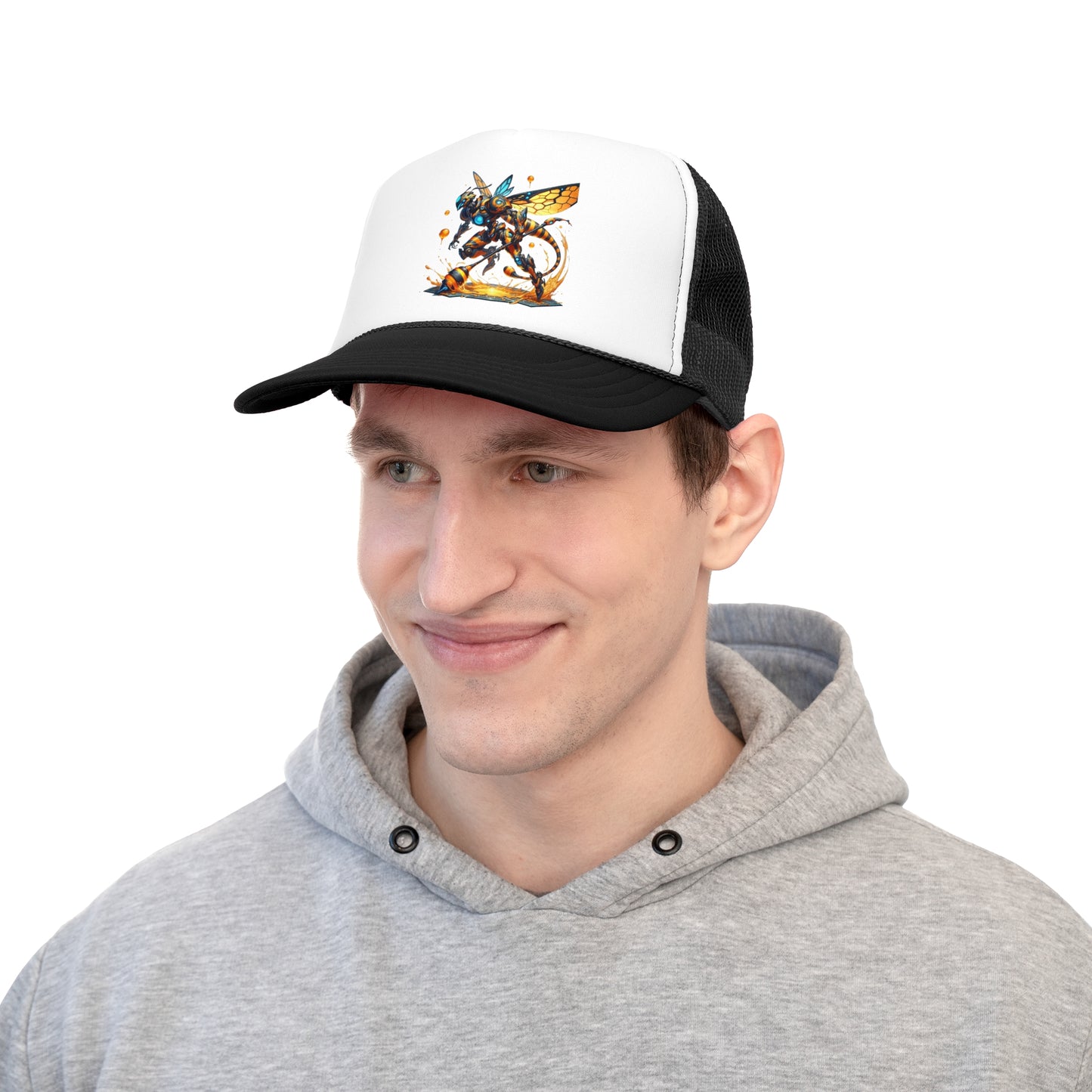 Busy Bee - Black/Gold Logo Trucker Caps