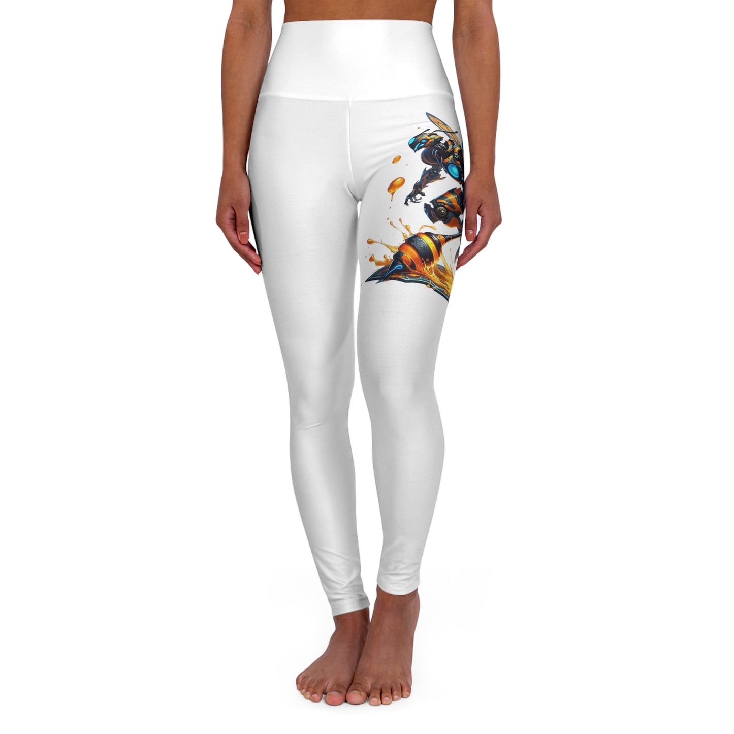 High Waisted Yoga Leggings (AOP)