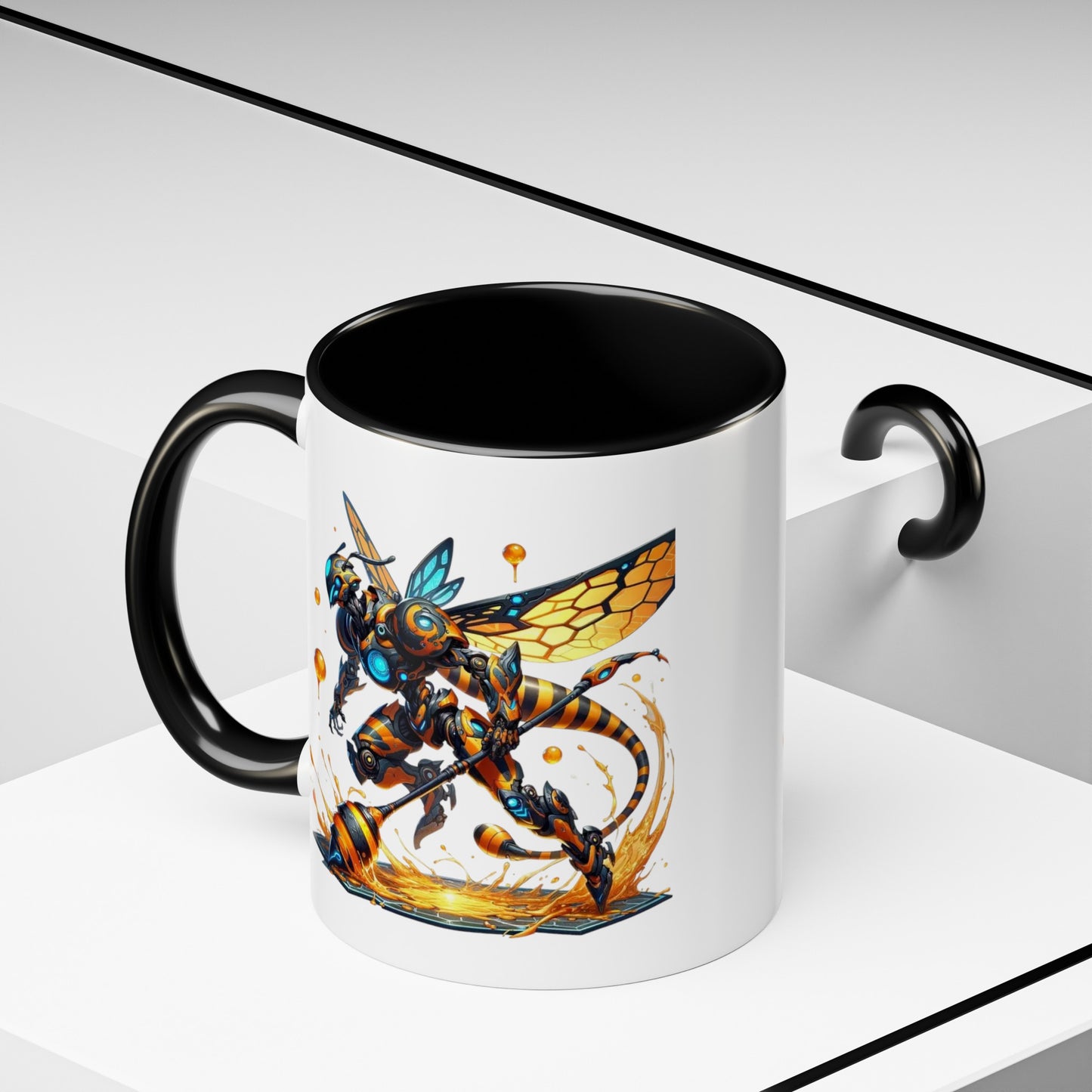 Busy Bee -Black/Gold logo Accent Coffee Mug