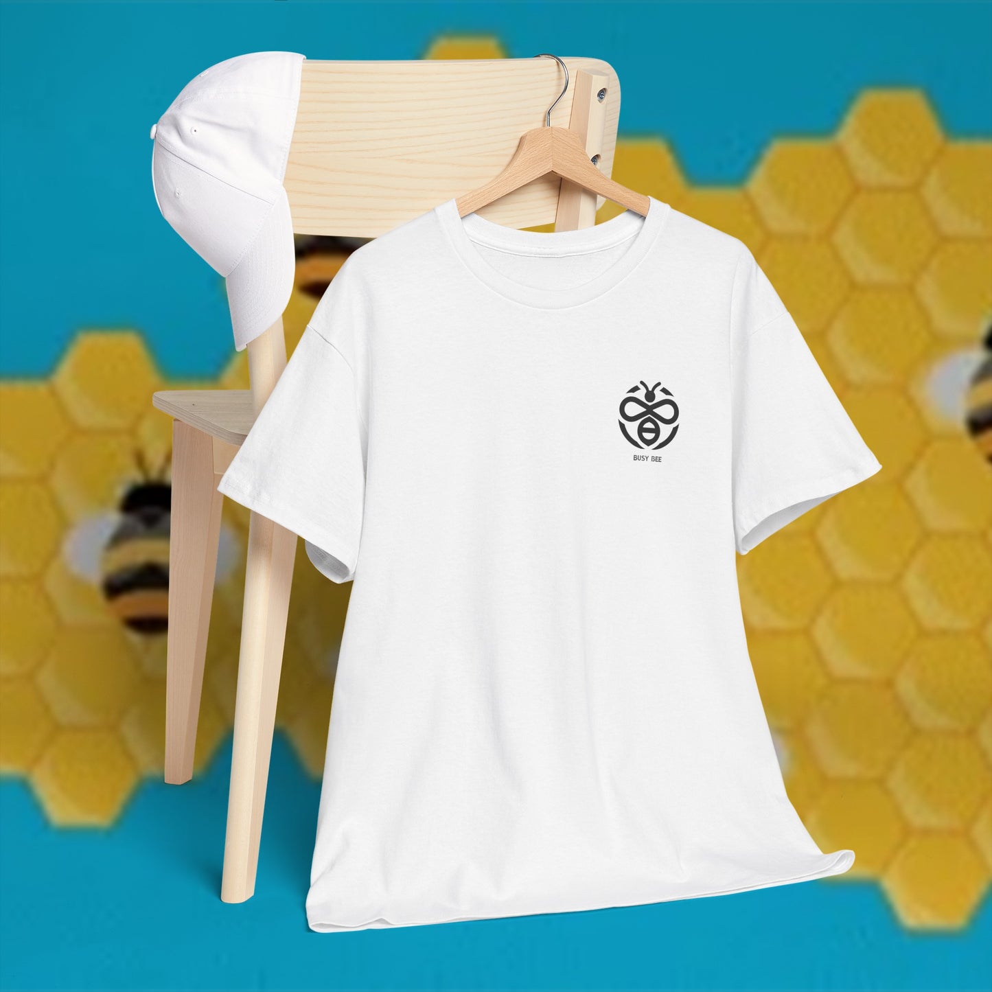 Busy Bee white Tee