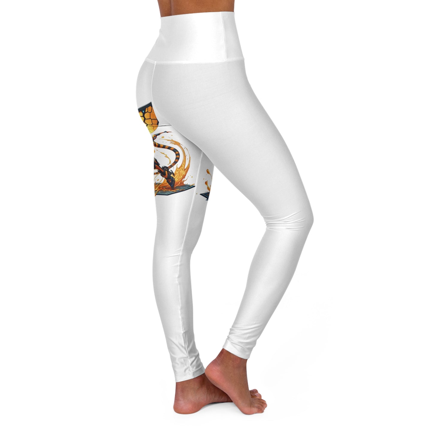 High Waisted Yoga Leggings (AOP)