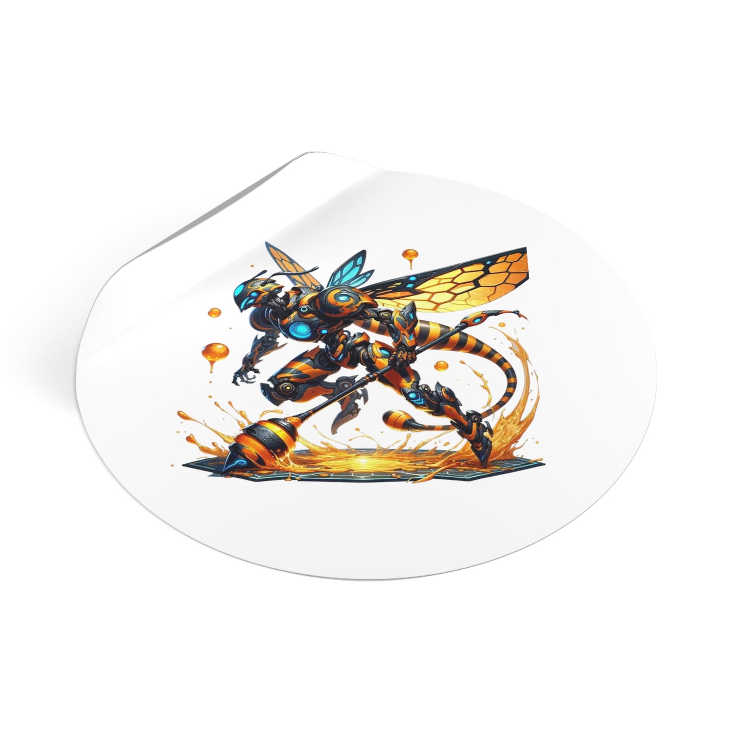 Busy Bee - Round Vinyl Stickers