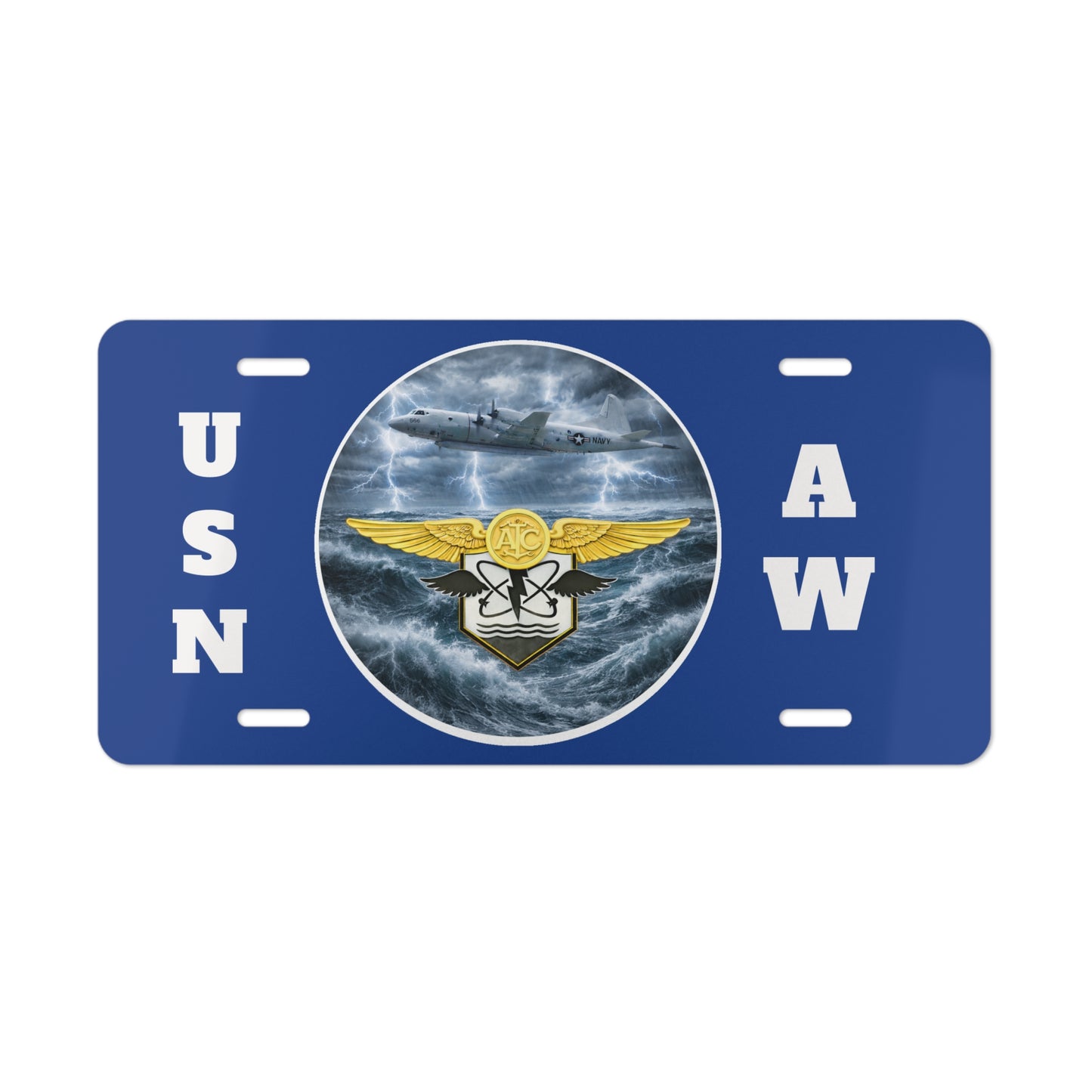 Navy Aircrew Wings Vanity Plate – AntiSubmarine Warefare Operator  License Plate