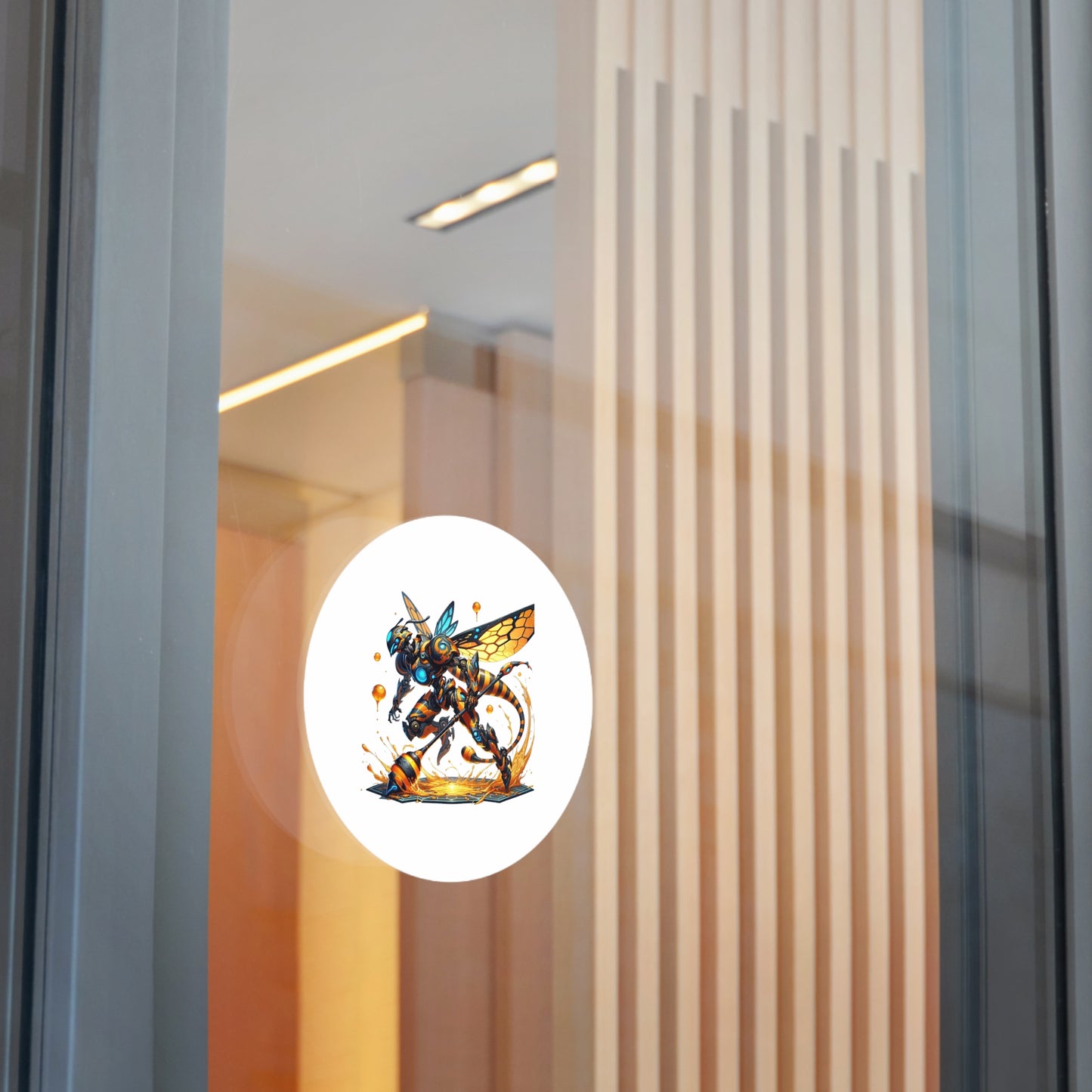 Busy Bee - Round Vinyl Stickers