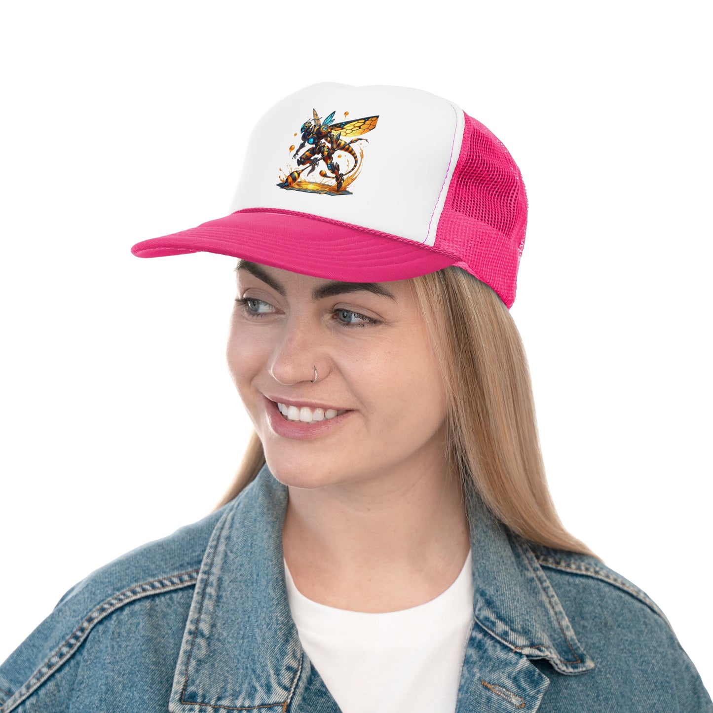 Busy Bee - Black logo Trucker Caps